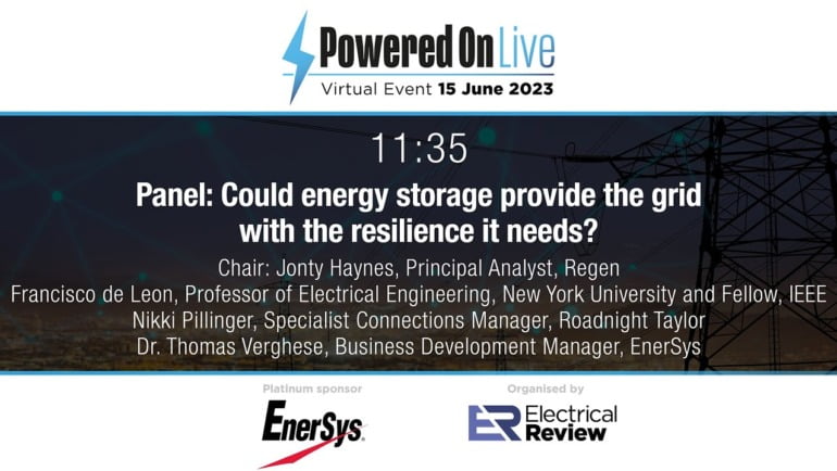 Energy Storage Panel - Powered On Live 2023