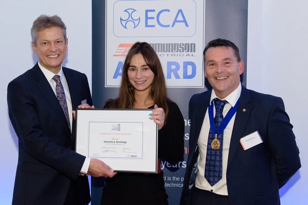 Veronica Jennings - Winner of the ECA Edmundson Apprentice of the Year Award 2022