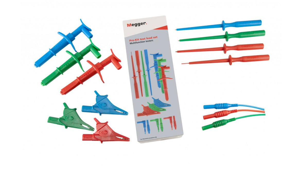 New low voltage test leads from Megger