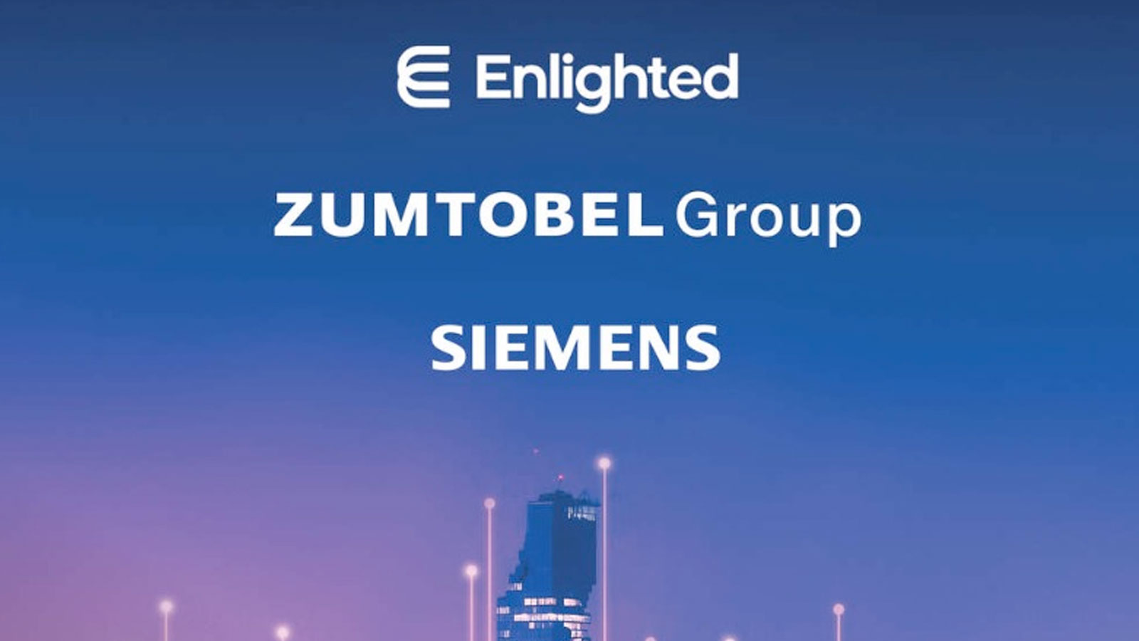 Siemens and its property technology subsidiary, Enlighted, have announced a strategic alliance with Zumtobel Group.